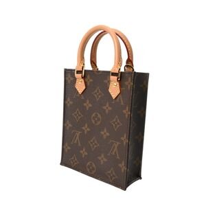 Louis Vuitton Monogram Sac Brown Handbag Plat Canvas